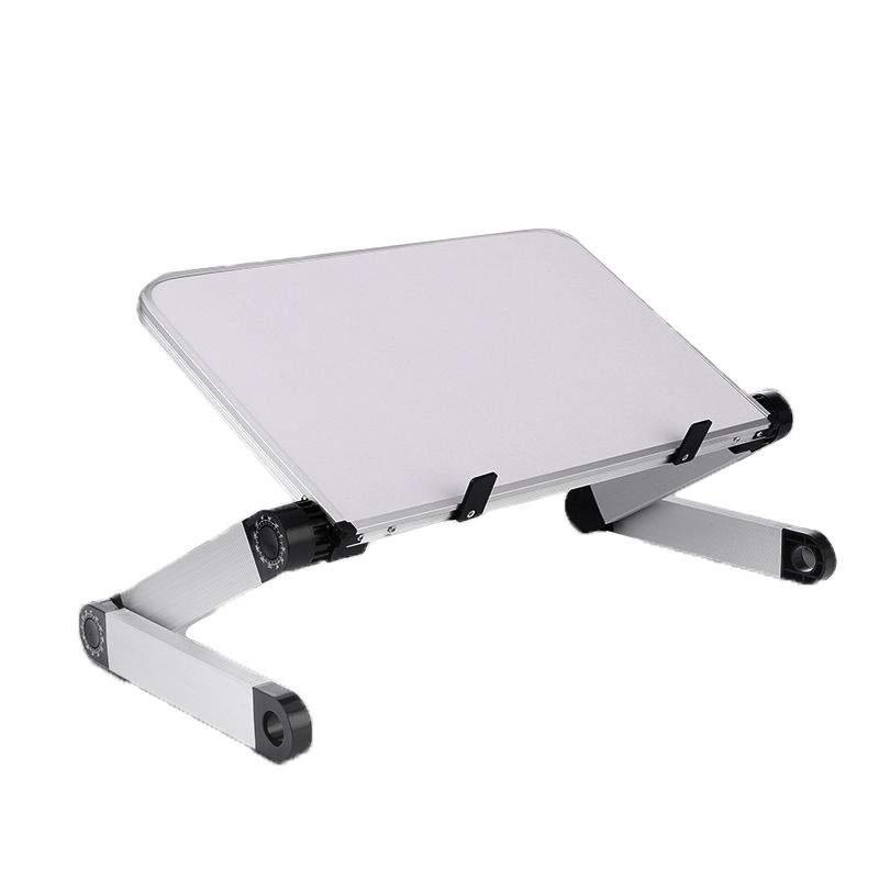 Adjustable ergonomic laptop stand for desks and tablets, foldable and compact design