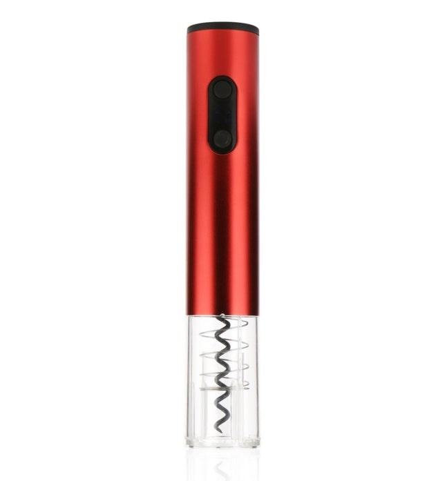 Electric wine bottle opener with automatic functionality for hassle-free wine pouring