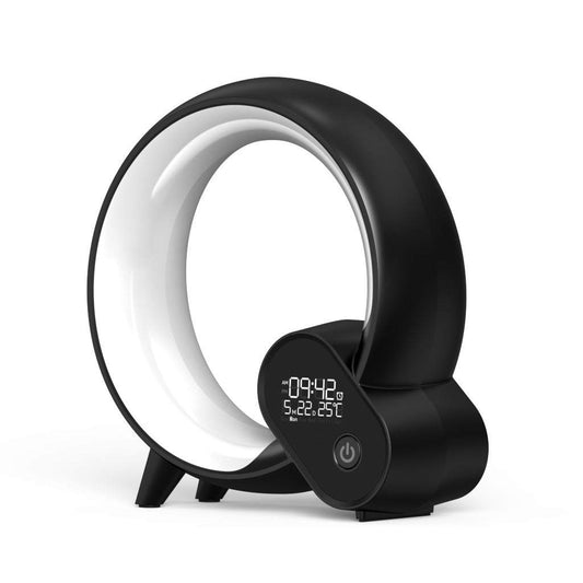 Q Light analog sunrise digital display alarm clock with Bluetooth audio