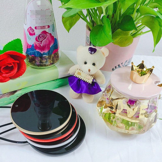 Coffee Mug Cup Warmer, Milk Tea Water Cup Heating Electric Touch Pad null