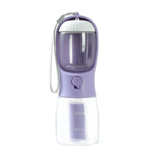 Dog Water Cup Drinking Food Garbage Bag Three-in-one Portable Small Multi-functional Pet Cups Pets Supplies null