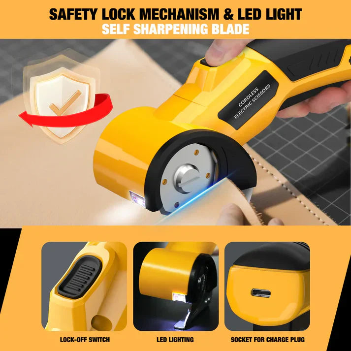 Cordless electric shears for effortless cutting and trimming tasks