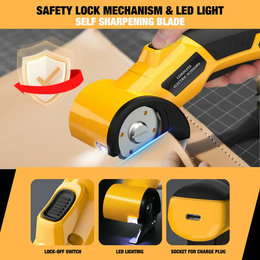 Cordless electric shears for effortless cutting and trimming tasks