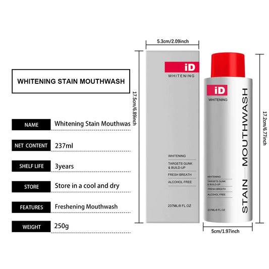 Naomi - Alcohol-Free Daily Whitening Mouthwash