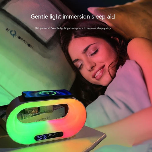 3-in-1 LED Night Light with APP Control, Wireless Charging, and RGB Atmosphere