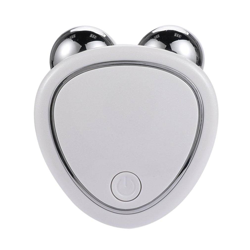Portable Facial Micro-current Beauty Instrument For Lifting Thinning And Reducing Edema With Double Roller Massager null