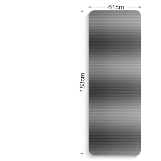 High-quality 61x183 cm yoga mat for fitness and relaxation