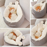 Pet Dog Bed Warming Soft Sleeping Bag Cushion Puppy Kennel null
