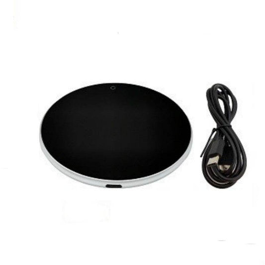 Heated cup warmer with electric touch pad for hot beverages
