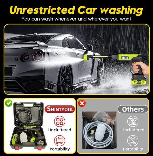 Greenworks GPW150 Cordless Washer with Advanced Charging System and Portable Design
