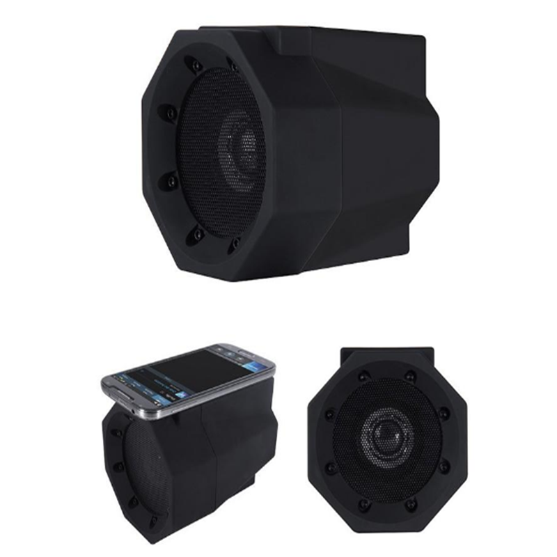 Wireless Smart Magnetic Induction Speaker in use with a smartphone