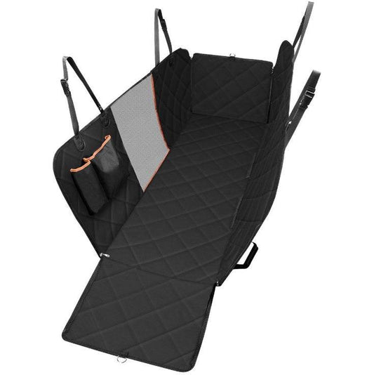 Dog Car Seat Cover View Mesh Pet Carrier Hammock Safety Protector Car Rear Back Seat Mat With Zipper And Pocket For Travel null