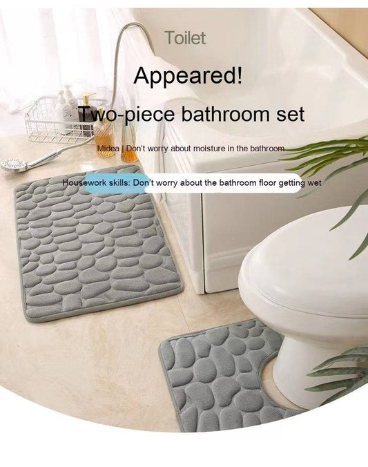 Pebble Pro U-Shaped Memory Foam Floor Mat for Daily Use