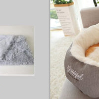 Pet Dog Bed Warming Soft Sleeping Bag Cushion Puppy Kennel null
