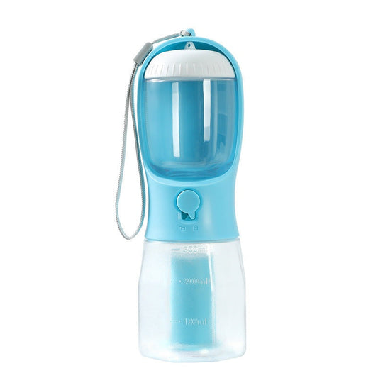 Dog Water Cup Drinking Food Garbage Bag Three-in-one Portable Small Multi-functional Pet Cups Pets Supplies null