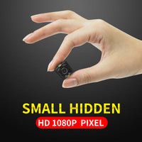 HD 1080P Mini Camera with Night Vision and Infrared Functionality