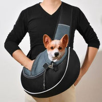Pet crossbody bag for women with adjustable straps and storage