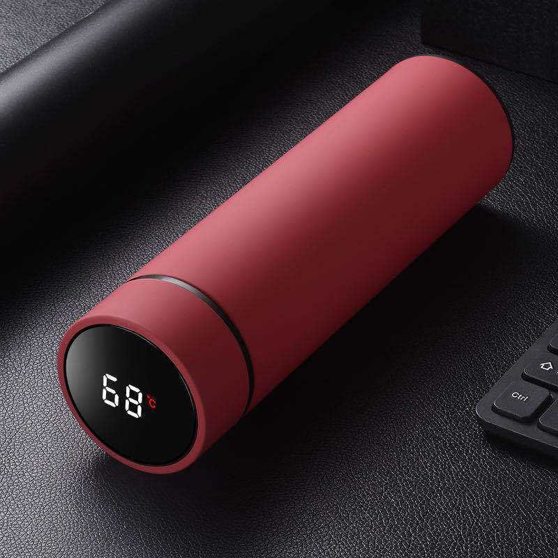 Stainless steel insulated water bottle for outdoor use and business travel