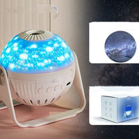 Bedroom starry galaxy projector for night light