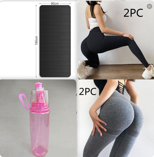Professional grade yoga mat for exercise and balance