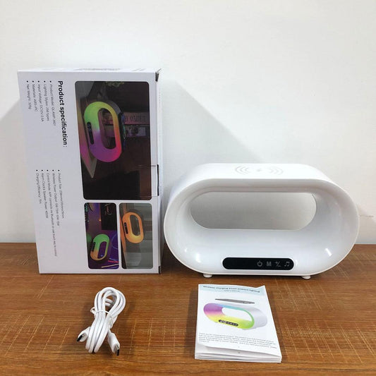 Smart Multifunctional LED Night Light with APP Control and Wireless Charging