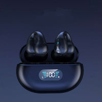 Bone Conduction Headphones TWS Earbuds Ear Clip Bluetooth 5.3 Touch Wireless Earphone In-Ear Bass HIFI Sports Headset null