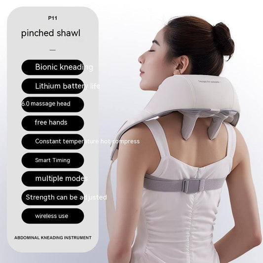 ErgoPro ergonomic massager reducing shoulder and neck tension