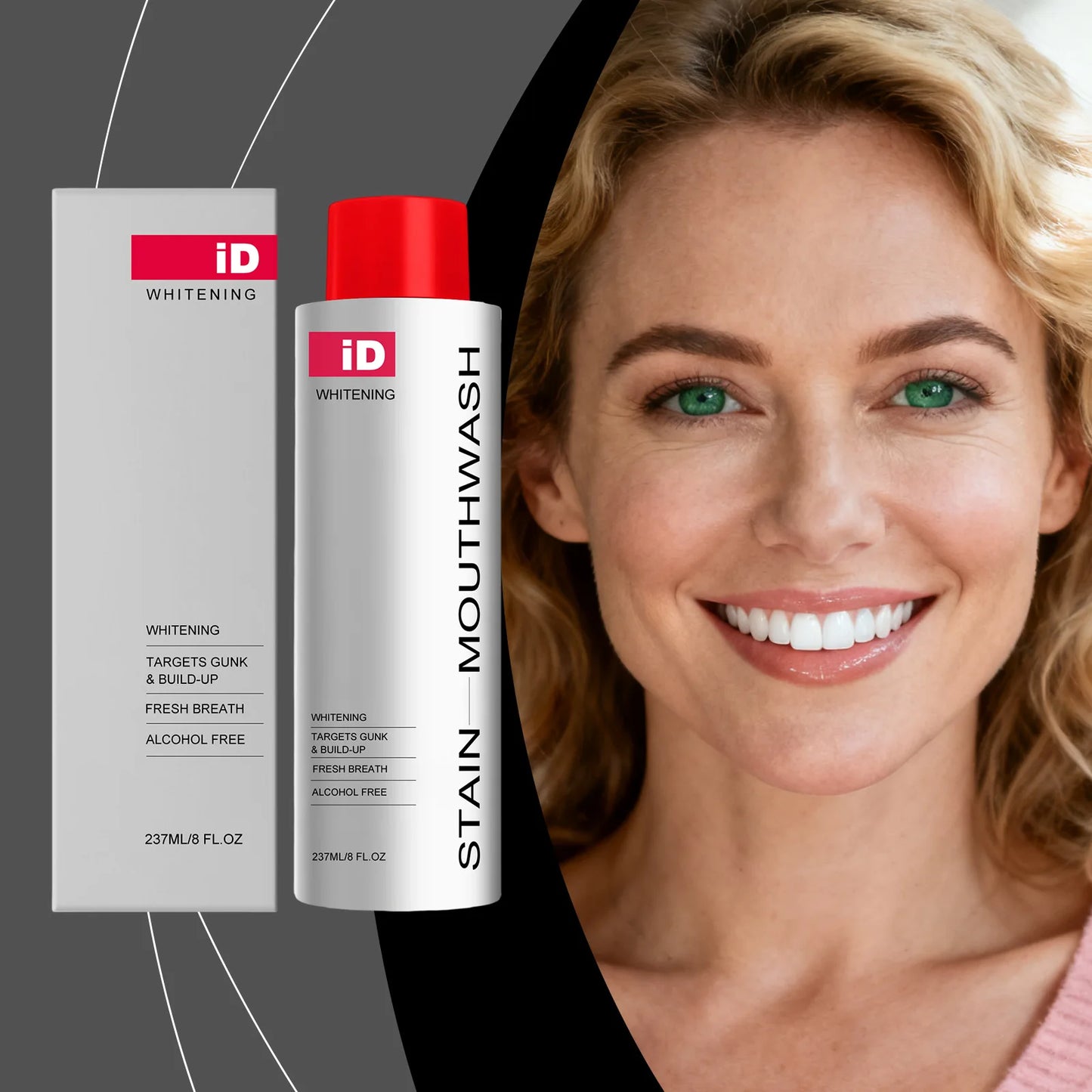 Naomi - Alcohol-Free Daily Whitening Mouthwash
