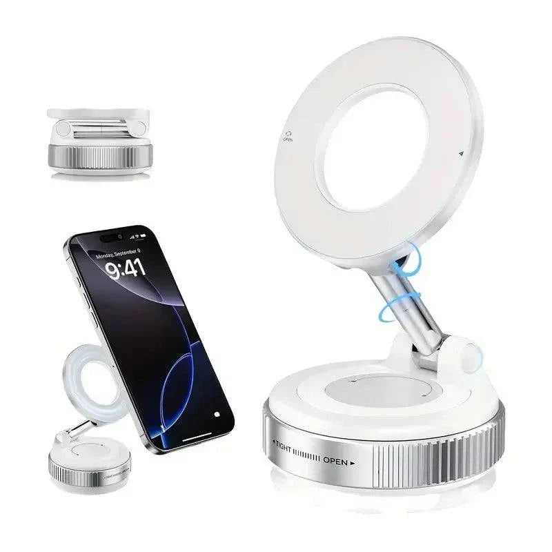 2026 Magnetic vacuum  car phone holder 360 adjustable mount Stone's Store