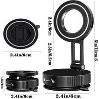 2026 Magnetic vacuum  car phone holder 360 adjustable mount Stone's Store