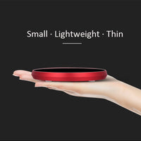 Heated cup warmer for coffee, milk, and tea with touch pad control