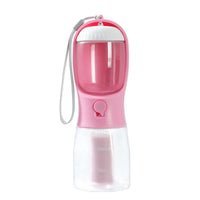 Dog Water Cup Drinking Food Garbage Bag Three-in-one Portable Small Multi-functional Pet Cups Pets Supplies null