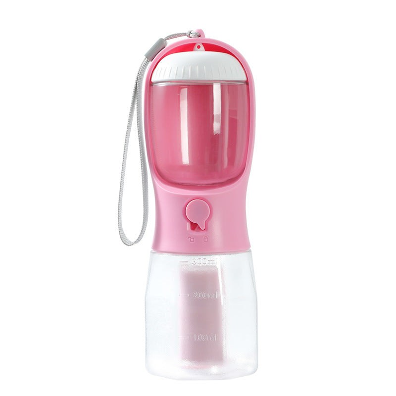 Dog Water Cup Drinking Food Garbage Bag Three-in-one Portable Small Multi-functional Pet Cups Pets Supplies null