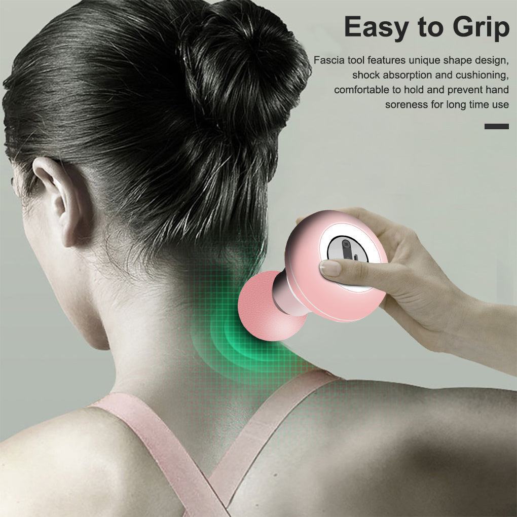 Mini electric fascia massage gun for deep muscle pain relief and slimming