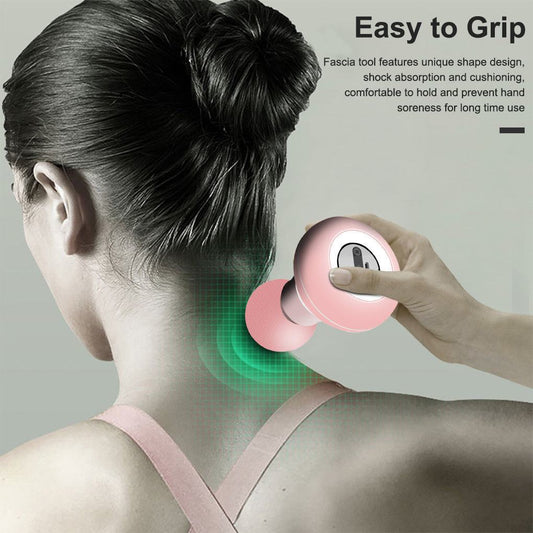 Mini electric fascia massage gun for deep muscle pain relief and slimming