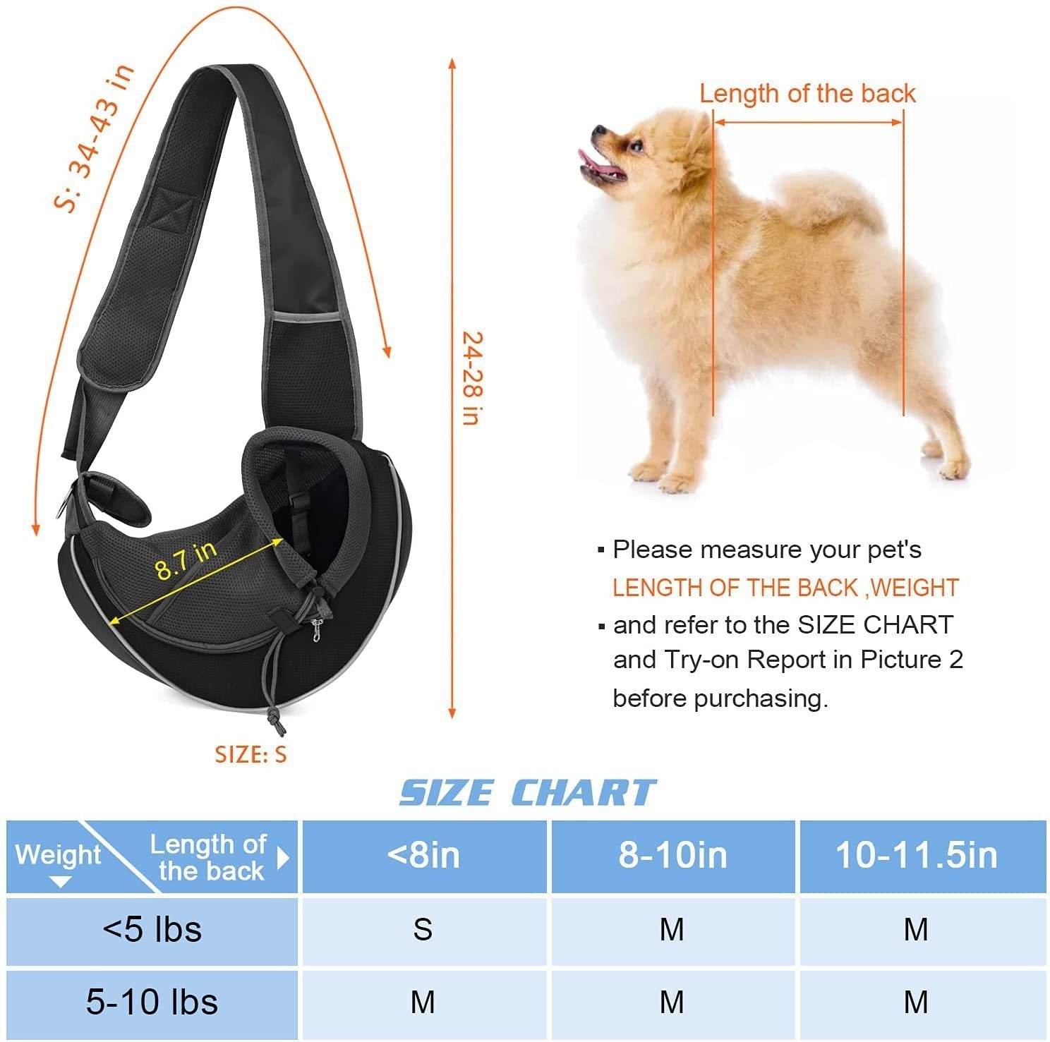 Outdoor pet crossbody bag for women with adjustable straps and storage
