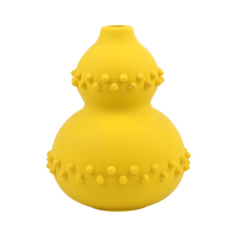 Long-lasting natural rubber pet toy for chewing and biting relief