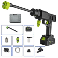 High-Pressure Cordless Washing Machine with Single-Port Charging and Portable Build